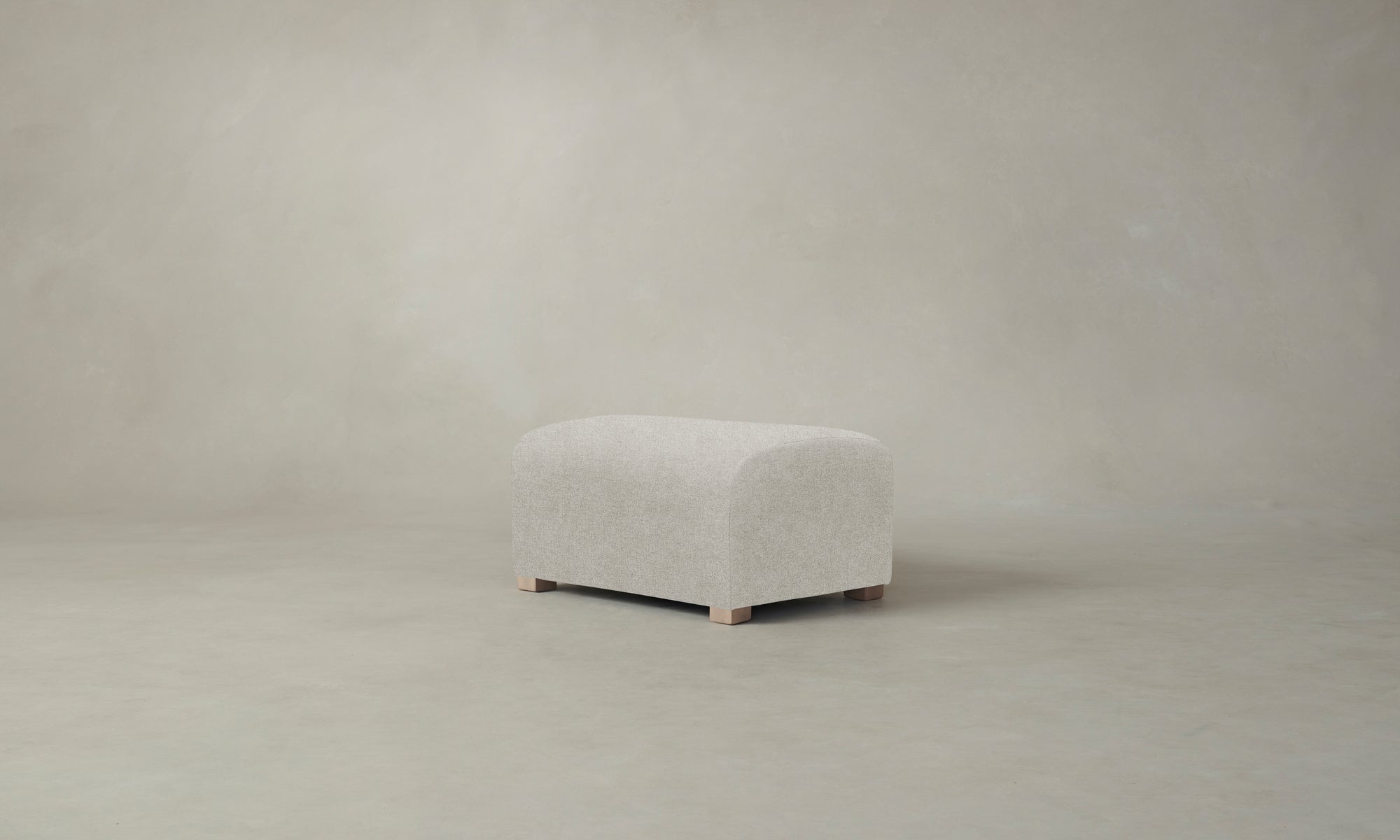 The Lenox Ottoman - Merino Dusk