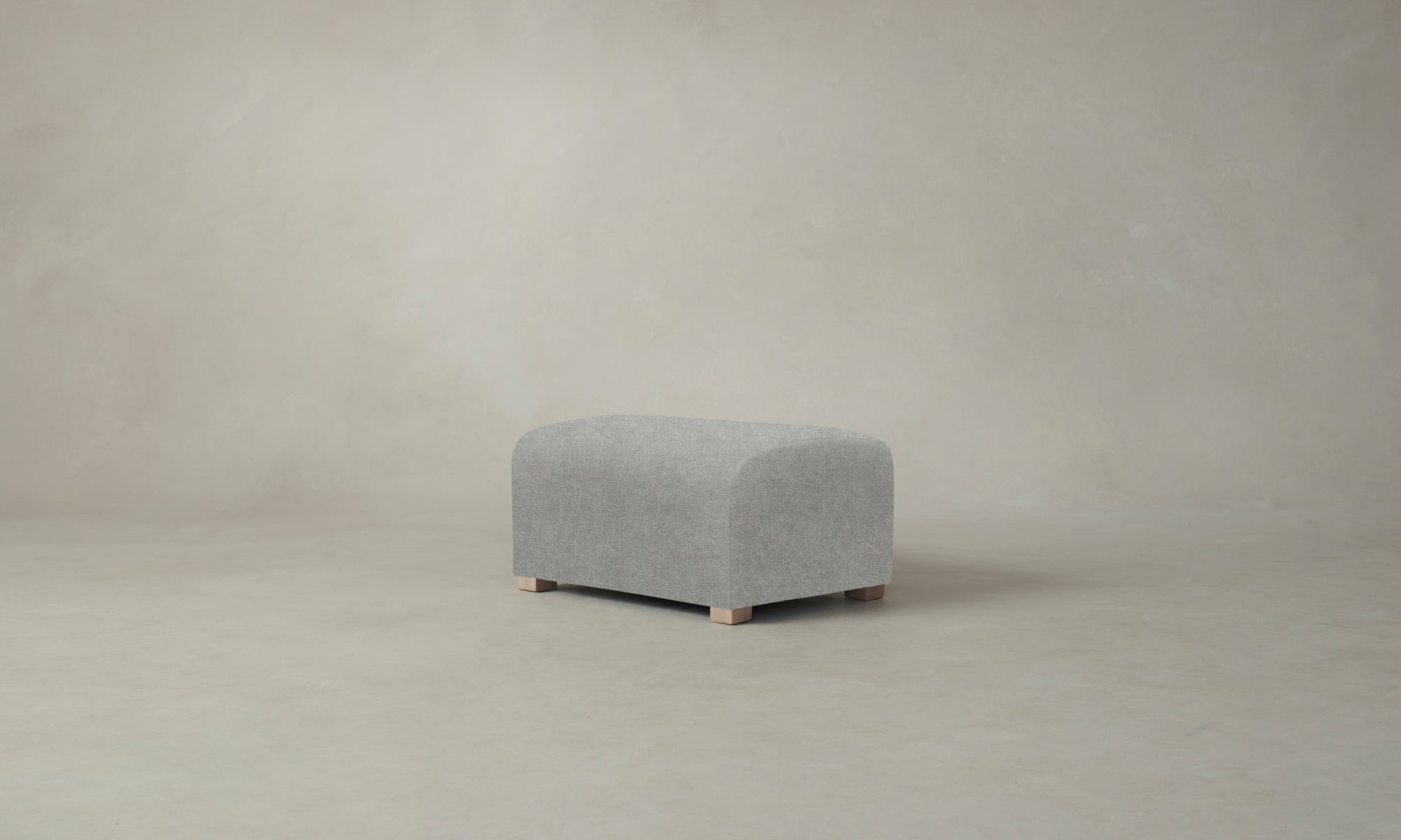 The Lenox Ottoman - Merino Granite