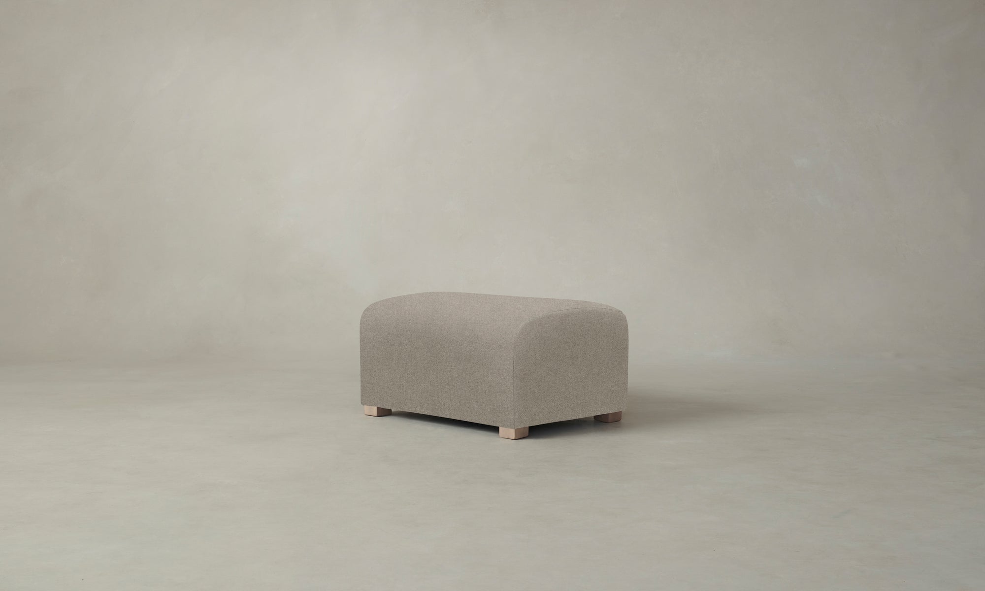 The Lenox Ottoman - Merino Wheat