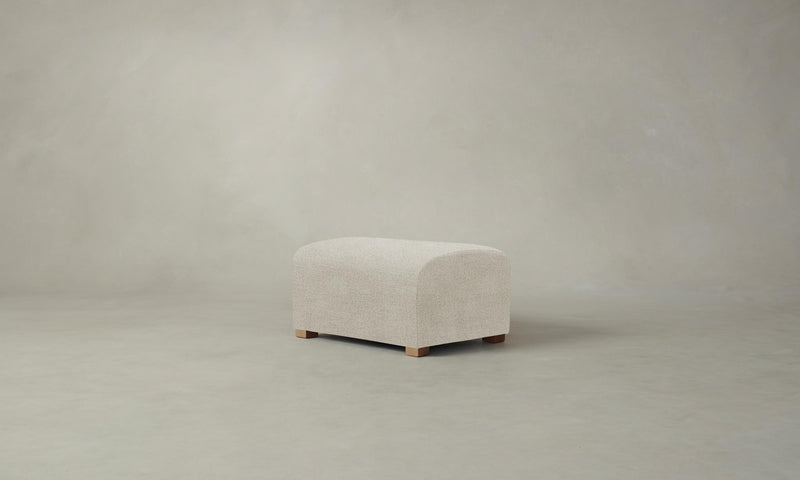 The Lenox Ottoman - Performance Mélange Weave Shell