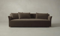 The Lenox Sofa - Mohair Mink