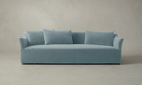 The Lenox Sofa - Mohair Slate Blue