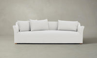 The Lenox Sofa - Performance Linen Weave Pure White