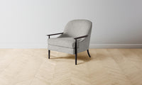 The Leroy Chair - Belgian Linen Agate