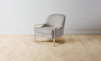 The Leroy Chair - Belgian Linen Agate