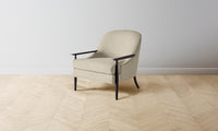 The Leroy Chair - Belgian Linen Alder