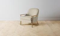 The Leroy Chair - Belgian Linen Alder