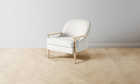 The Leroy Chair - Belgian Linen Egret