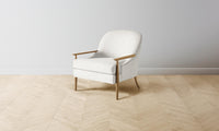 The Leroy Chair - Belgian Linen Egret