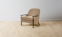 The Leroy Chair - Mohair Almond