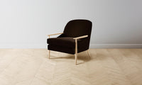 The Leroy Chair - Mohair Chocolate