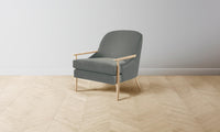 The Leroy Chair - Mohair Fog