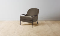 The Leroy Chair - Mohair Mink