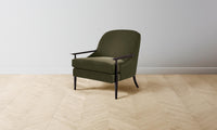 The Leroy Chair - Mohair Moss