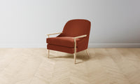 The Leroy Chair - Mohair Spice