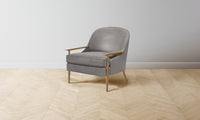 The Leroy Chair - Nubuck Leather Asphalt