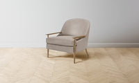 The Leroy Chair - Nubuck Leather Fawn