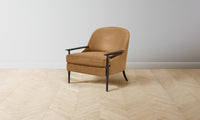 The Leroy Chair - Nubuck Leather Saddle