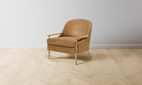 The Leroy Chair - Nubuck Leather Saddle