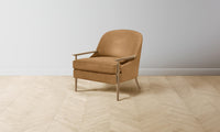 The Leroy Chair - Nubuck Leather Saddle