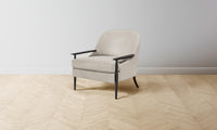 The Leroy Chair - Nubuck Leather Sail