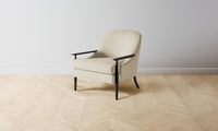 The Leroy Chair - Performance Linen Weave Prairie