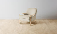 The Leroy Chair - Performance Linen Weave Prairie