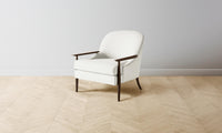 The Leroy Chair - Performance Linen Weave Flour