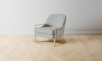 The Leroy Chair - Performance Mélange Weave Seaglass