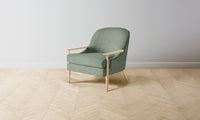 The Leroy Chair - Performance Stonewashed Linen Aspen