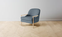 The Leroy Chair - Performance Stonewashed Linen Chambray