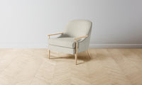 The Leroy Chair - Performance Stonewashed Linen Dew