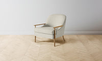 The Leroy Chair - Performance Stonewashed Linen Dew