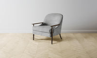 The Leroy Chair - Performance Textured Tweed Alpine