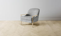 The Leroy Chair - Performance Textured Tweed Alpine