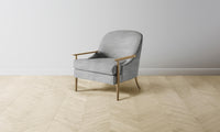 The Leroy Chair - Performance Textured Tweed Alpine