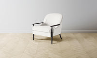 The Leroy Chair - Performance Textured Tweed Snow