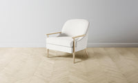 The Leroy Chair - Performance Textured Tweed Snow