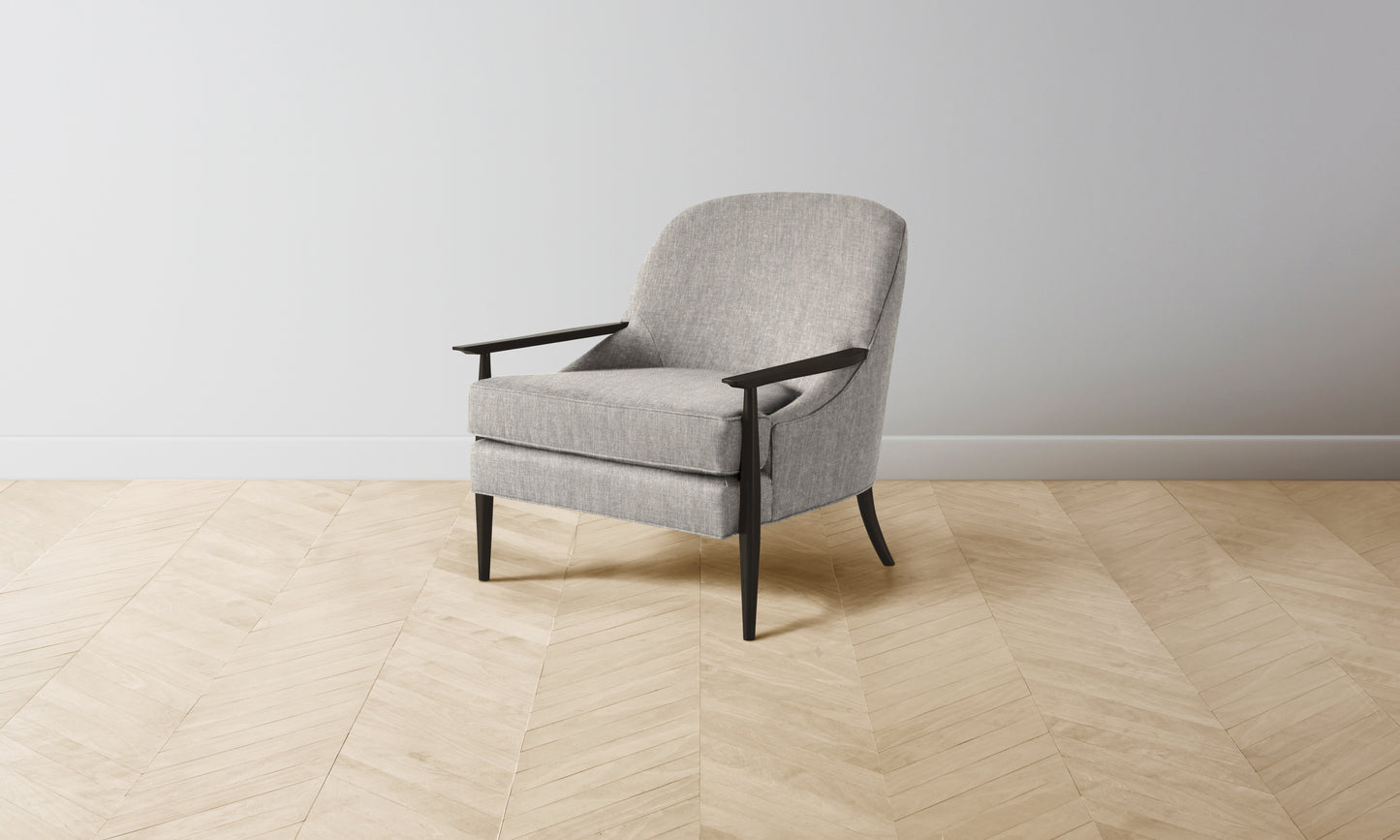 The Leroy Chair - Performance Tweed Oatmeal