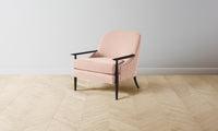 The Leroy Chair - Performance Velvet Dusty Rose