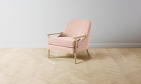 The Leroy Chair - Performance Velvet Dusty Rose