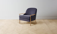 The Leroy Chair - Performance Velvet Flannel