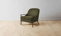 The Leroy Chair - Performance Velvet Olive