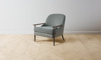 The Leroy Chair - Performance Velvet Seafoam