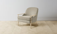 The Leroy Chair - Performance Velvet Taupe