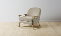 The Leroy Chair - Performance Velvet Taupe