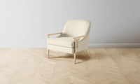 The Leroy Chair - Performance Woven Chenille Desert