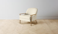 The Leroy Chair - Performance Woven Chenille Desert