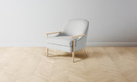 The Leroy Chair - Performance Woven Chenille Steel