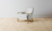 The Leroy Chair - Performance Woven Chenille Steel